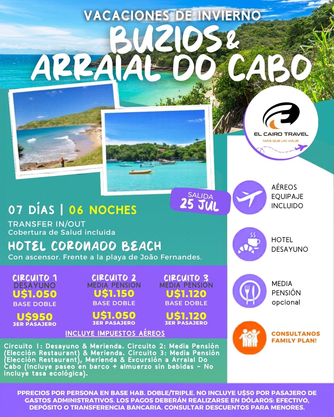 Búzios y Arraial Do Cabo