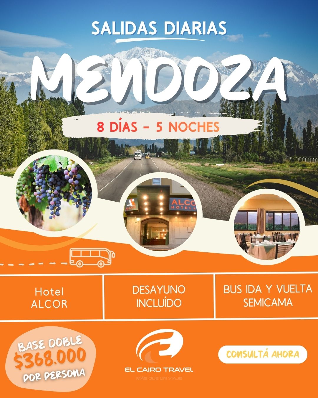 MENDOZA • salidas diarias