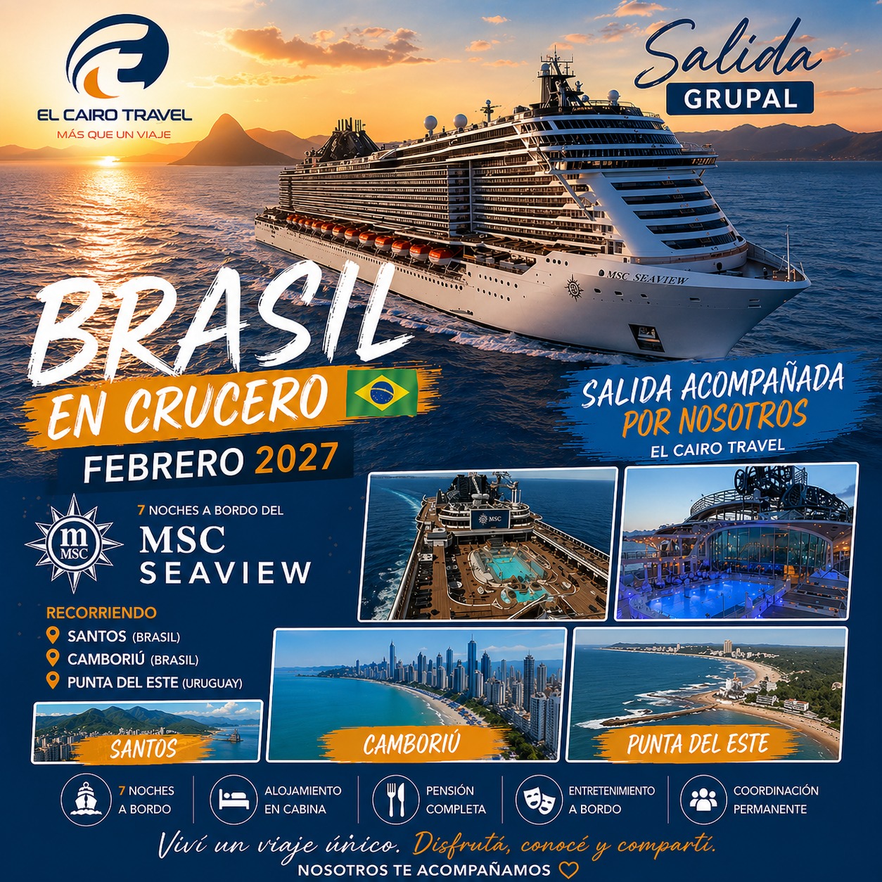 CRUCERO a BRASIL - MSC Seaview