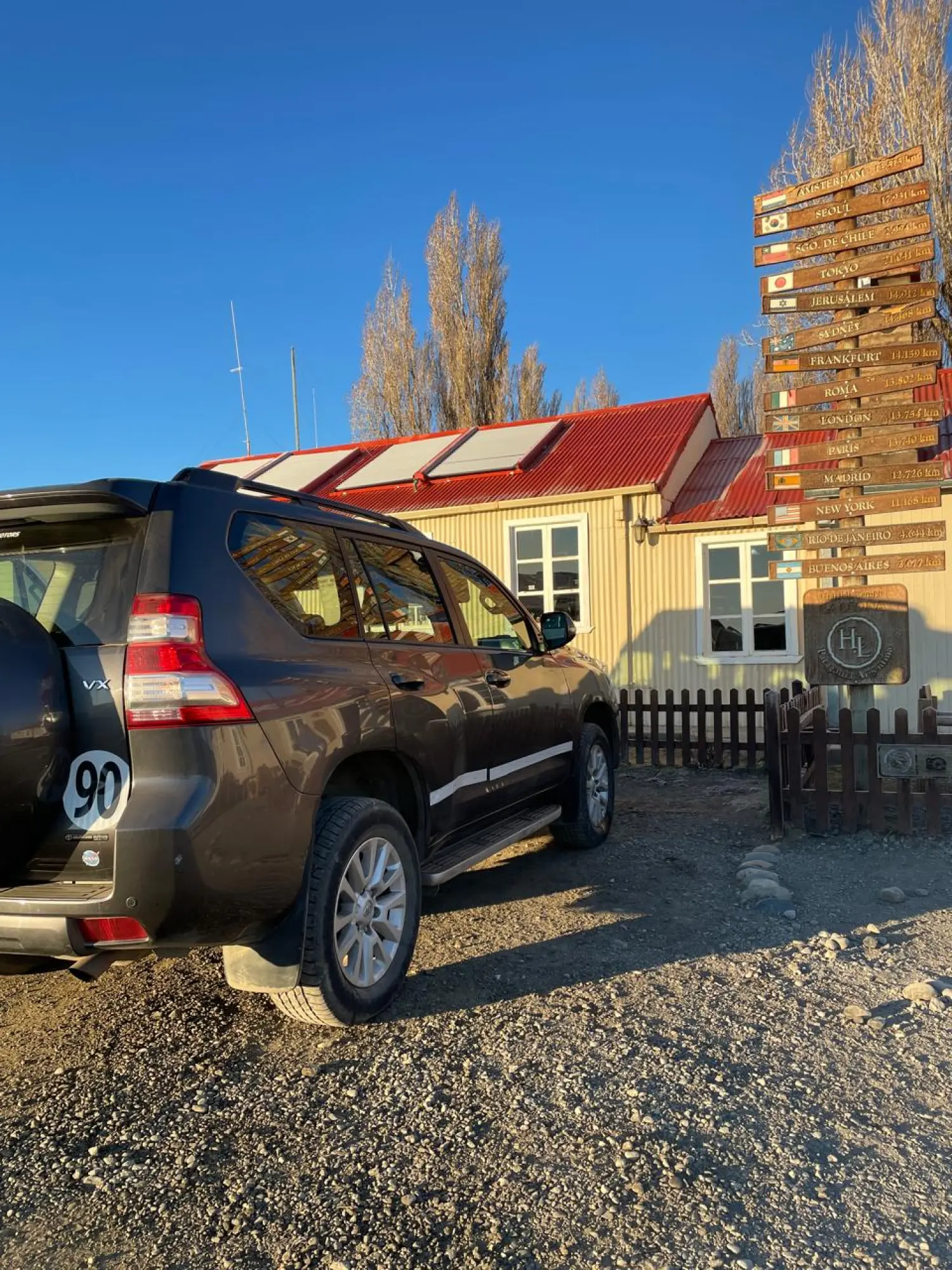 Aeropuerto, Glaciar Perito Moreno y El Chaltén